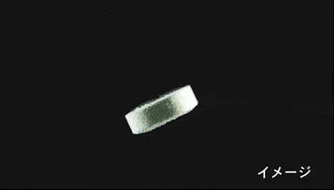 バブ自社品が発泡して炭酸が広がる様子の動画 イメージ