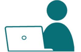 パソコンを操作する人のイメージ