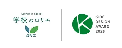 学校のロリエのロゴと設置イメージ