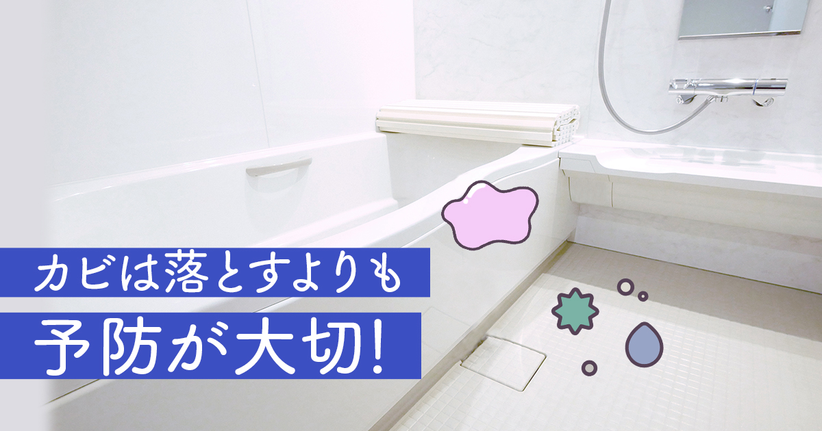 カビは落とすよりも予防 お風呂のカビ予防 菌対策３つのポイント 応援 くらしのキレイ 花王 くらしの研究