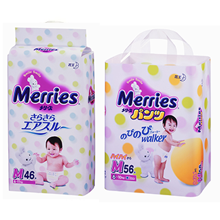 2005年発売「のびのびウォーカー」「さらさらエアスルー」商品画像