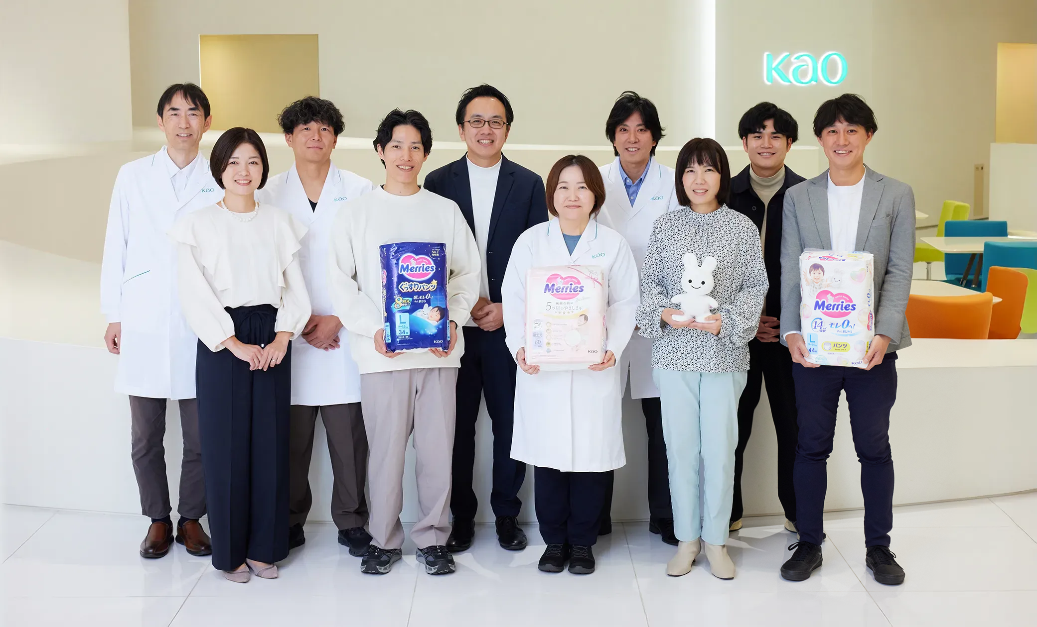 メリーズチームの集合写真